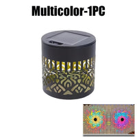 Solar Powered Mandala Sunflower Wall Light Outdoor Garden Decorative Lantern for Patio Courtyard Fence Landscape Lighting