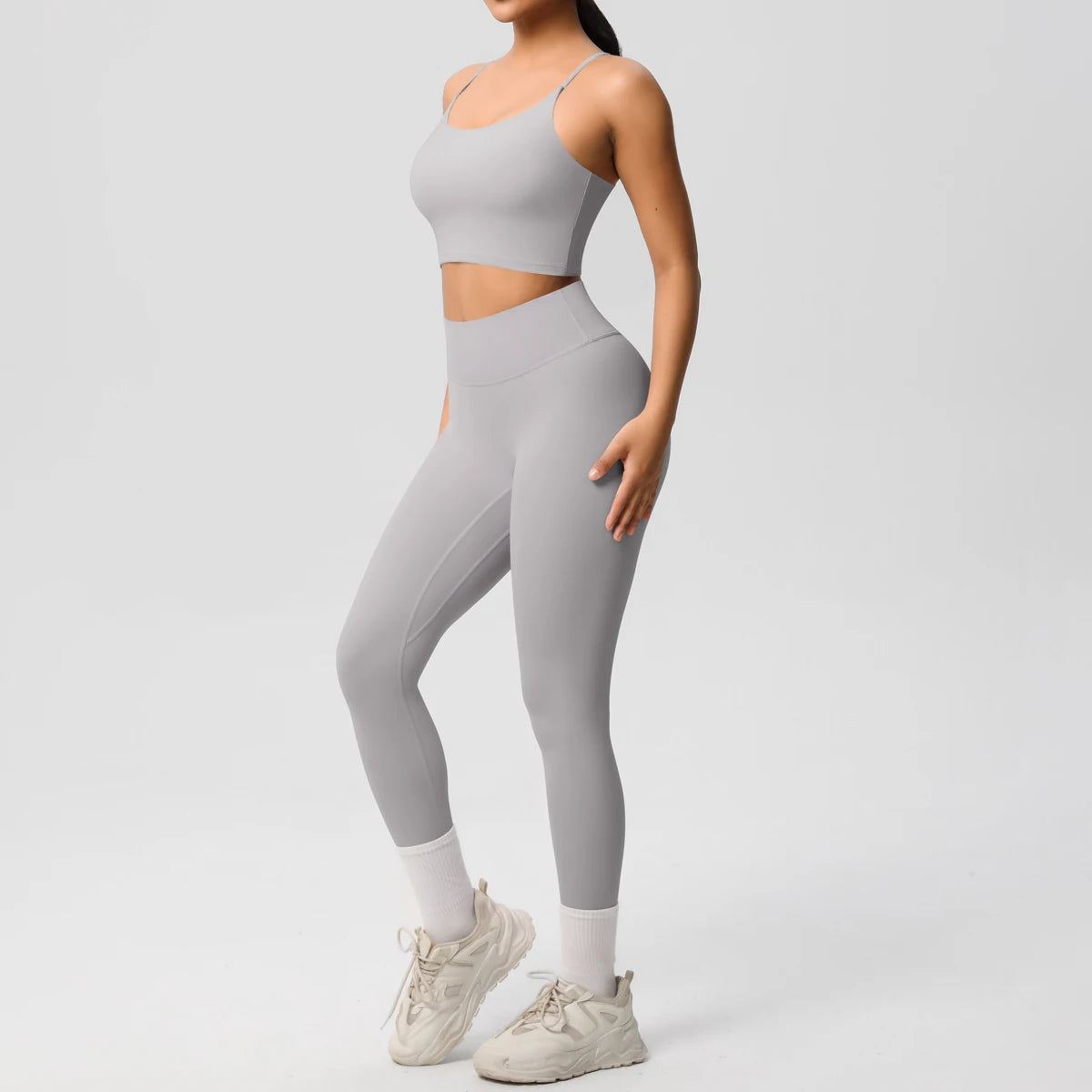 Yoga Clothes Women Tracksuit Athletic Wear Pilates Fitness Suit Gym Workout Push Up Clothes Sports Bra Leggings Suit 2 Piece