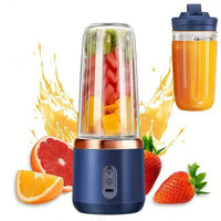 Portable Blender Juicer with Cup - Crush Fruits Veggies for Smoothies, Kitchen Gym Essential