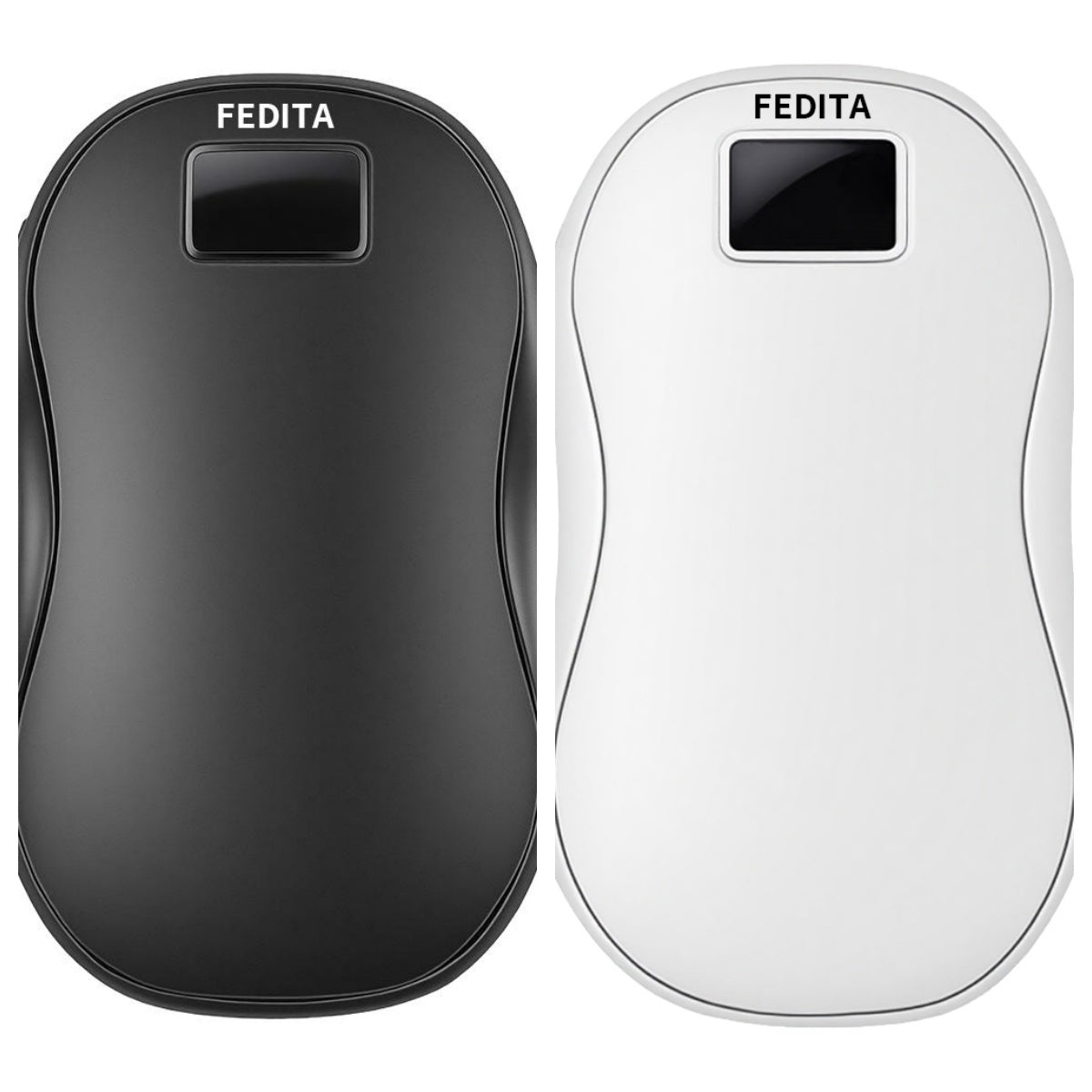 Large Capacity Double-sided Heating Digital Display USB Charging Portable Hand Warmer