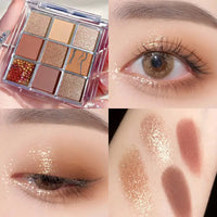 Matte Nude Eyeshadow Palette – 5-Color Neutral Peach Brown & Taupe Eye Shadow, High Pigment Blendable Long-Lasting Soft Nude Makeup Palette for Daily Natural Looks, Mature Eyes, Blue Green Brown Eyes