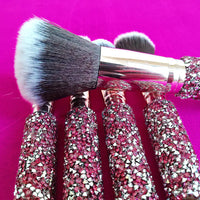 Diamond Inlaid Handmade Custom Makeup Brush 10 IN 1